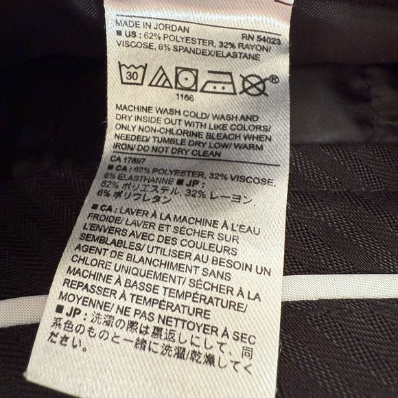 Banana Republic “Avery” Tuxedo Striped Mid Rise Ankle Length Pants - Picture 5 of 5